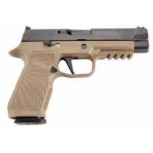 Wilson Combat SIGWCP320F9TATC P320 9mm Luger 4.70 in 17+1 Tan Black DLC Steel Tan Polymer Grip Action Tune with Curved Trigger