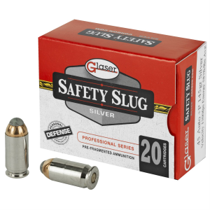 Cor-Bon GL04800/20 Glaser 45 Automatic Colt Pistol (ACP) 145 GR Safety Slug 20 Bx