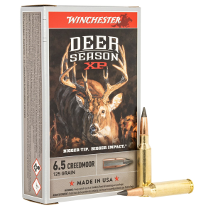 WINCHESTER X65ds Deer Season Xp 6.5creedmoor 125gr Extreme Point 20 Per Box/10 Case Centerfire, Rifle Ammunition