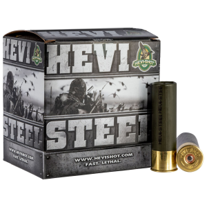 HEVI-SHOT Hs65004 Hevi-steel 12 Gauge 3.50 In 1 3/8 Oz 4 Shot 25 Per Box/ 10 Cs 816383165041 63706