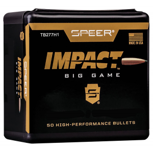 Speer TB277H1 Impact 277 Cal 150 gr Tipped Plated 50 Per Box/ 5 Case