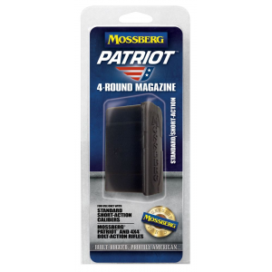Mossberg 95347 Patriot 5rd Drop Box Magazine\t For Use w/Mossberg Patriot & 4x4 Models\t 6.5 Creedmoor\t .243 Win\t .308 Win\t 7mm-08 Rem Calibers Only\t Standard/Short Action