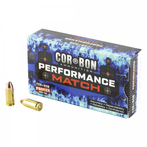 CORBON Pm Pm09147, 9mm, 147 Grain, Full Metal Jacket, Box Of 50 Rounds Pm09147