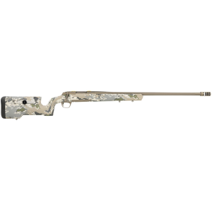 Browning 035555282 X-Bolt Hells Canyon Max LR Full Size 6.5 Creedmoor 4+1 26 in Smoked Bronze Cerakote Fluted/Threaded Barrel, Steel Receiver w/X-Lock Mount, Ovix Camo Adjustable Max Synthetic Stock, Rifle