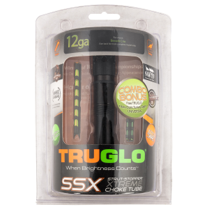 TruGlo TGTG153XC StrutStopper Xtreme Combo Benelli Crio 12 Gauge Ported Choket Dual Color Fiber Optic/Gobble Dot Universal Sight - Truglo