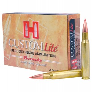 HORNADY 81066 Custom Lite 30-06 Springfield 125 Gr Super Shock Tip 20 Per Box/ 10 Cs