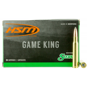 HSM 300641N Game King 30-06 Springfield 180 gr Sierra GameKing Spitzer Boat Tail 20 Per Box/ 20 Cs