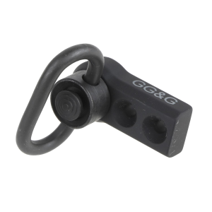 GG&G Sling Mount, FN SCAR, Quick Detach Rear Sling Attachment, Quick Detach Swivel, Black Finish GGG-1583