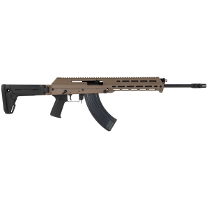 M+M Industries M10XZFDE M10X Semi-Automatic 7.62X39mm 16.5 in 30+1 Black 5 Position Side Folding Collapsible Synthetic Stock Flat Dark Earth Aluminum Receiver - M+M Industries