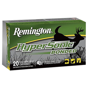 Remington Ammunition 29033 HyperSonic Bonded 300 Win Mag 180 gr PSP Core Lokt Ultra Bonded 20 Per Box/ 10 Cs - Remington