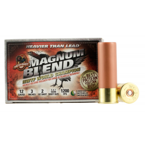 HEVI-SHOT Hs41255 Magnum Blend 12 Gauge 3 In 2 Oz Tungsten 5/6/7 Shot 5 Per Box/ 10 Cs
