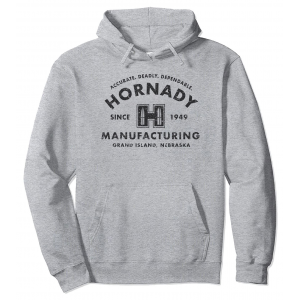 Hornady 99598M Accurate\t Deadly\t Dependable Gray Long Sleeve Medium
