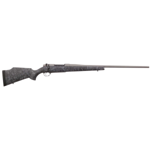 Weatherby MWM01N257WR6T Mark V Weathermark 257 Wthby Mag Caliber with 3+1 Capacity, 26in Barrel, Tactical Gray Cerakote Metal Finish Gray Webbed Black Fixed Monte Carlo Stock Right Hand (Full Size)