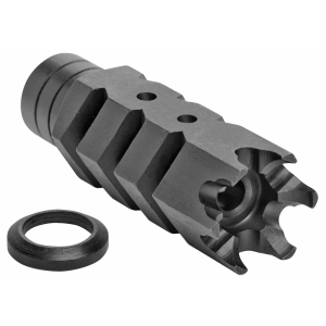 ATI Outdoors .308 Shark Muzzle Brake w/Crush Washer A.5.10.2553, 5/8X24, Black A.5.10.2553