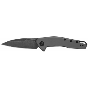 Kershaw 1815 Sanctum EDC 2.98 in Folding Wharncliffe Blackwash 8Cr13MoV SS Blade, Gray PVD Stainless Steel Handle