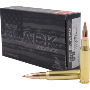 HORNADY 80927 Black 308 Win 155 Gr HORNADY A Max 20 Per Box/ 10 Cs