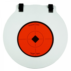 Birchwood Casey 3/8 in Steel Target, 8 in, Round, White BC-RND8-38