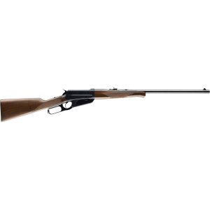 Winchester M1895 Grade 1 534070154 Rifle Lever 405 Winchester 24 in 4+1 Walnut/Straight Grip/Traditional Cut Checkering Stk Brushed/Gloss Blue