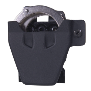 High Speed Gear Uniform Line, Handcuff Holster, For S&W Hinged Handcuff, Fits MOLLE/Belt, Black, Kydex 42DCSHBK