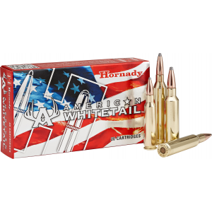 HORNADY 82204 American Whitetail 300 Wsm 165 Gr Interlock Round Nose 20 Per Box/ 10 Cs