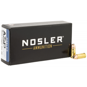 NOSLER 51017 Assured Stopping Power Handgun 9mm Luger +p 115 Gr Jacket Hollow Point 50 Per Box/ 10 Cs