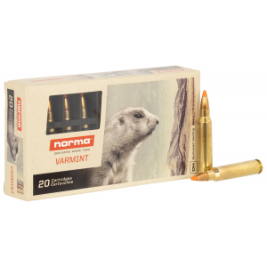 NORMA Ammunition 20157352 Dedicated Hunting Varmint 223 Rem 55 Gr Polymer Tip 20 Per Box/ 10 Cs