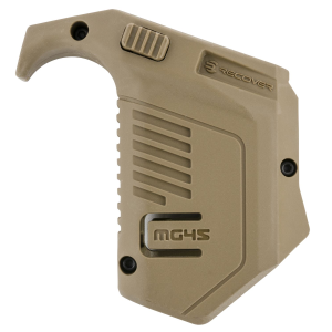 Recover Tactical MG4502 Angled Mag Pouch Double Stack, Tan Polymer, 45 ACP/10mm Auto, Compatible w/ Glock - Recover Tactical