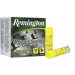REMINGTON Ammunition 26823 Hypersonic Steel 20 Gauge 3 In 7/8 Oz 2 Shot 25 Per Box/ 10 Cs