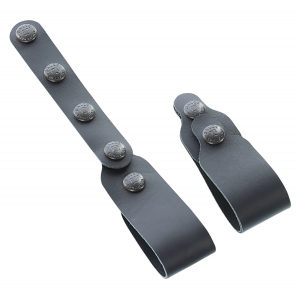 Galco MCTDB Miami Classic Tie Down Set Black Leather