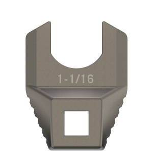 Real Avid AVMF1116BNW Master -Fit Barrell Nut Wrench 1 1/16 in Titanium Titanium/Stainless Steel AR-Platform Free-Float Handle
