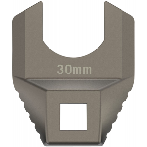 Real Avid AVMF30BNW Master -Fit Barrell Nut Wrench 30MM Titanium Titanium/Stainless Steel AR-Platform Free-Float Handle