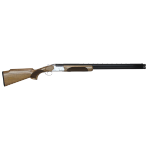 CZ-USA 06459 Redhead Premier Target 12 Gauge 3 in 2rd 30 in Gloss Black Chrome Barrel, Silver Satin Chrome Metal Finish, Turkish Walnut Stock Includes 5 Extended Chokes, Shotgun