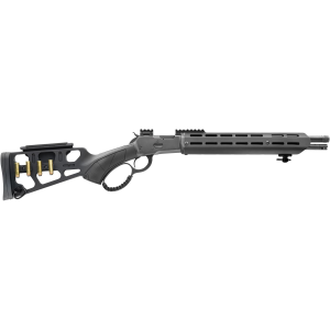 Chiappa 920434 Wildlands Takedown 92 44 Mag 9+1 16.50 Blued Steel Threaded Barrel, Blued Pic Rail Steel Receiver, M-LOK Handguard, Skeletonized Black Synthetic Stock w/Adj Comb, Rifle - Chiappa Firearms