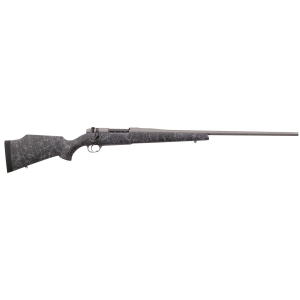 Weatherby MWM01N653WR6T Mark V Weathermark 6.5x300 Wthby Mag Caliber with 3+1 Capacity, 26in Barrel, Tac Gray Cerakote Metal Finish Black Webbed Gray Synthetic Stock Right Hand (Full Size)