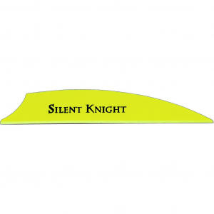 Flex Fletch Silent Knight Vanes Flo Yellow 3 in 36 pk SILENT36-FYL