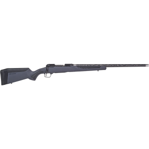 Savage 58004 110 UltraLite Full Size 7mm PRC 2+1 22 Carbon Fiber Threaded Barrel, Black Melonite Drilled & Tapped Stainless Steel Receiver, Adj AccuStock Gray Synthetic Stock, Right Hand, Rifle
