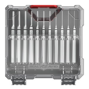 Real Avid Accu-Punch, 11 Piece Roll Pin Punch Set, Includes Case AVAPK-RP
