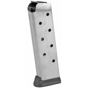 Colts Manufacturing Mag SP300555-RP, 45 ACP, 8 Rounds, Fits 1911 Government/Commander, Stainless SP300555-RP