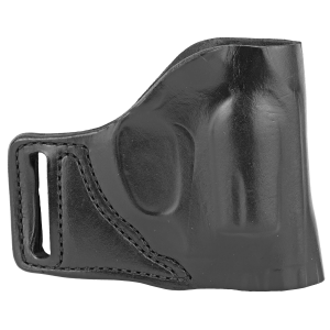 Desantis E-GAT Slide Belt Holster, Fits J-Frame 2.25 in, Bodyguard .38, Ruger LCR, Right Hand, Black Leather 115BA02Z0