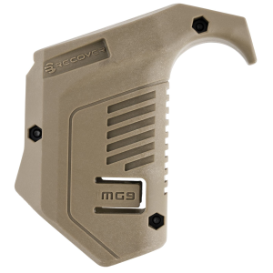 Recover Tactical MG9-02 Angled Mag Pouch Tan Polymer, Picatinny Rail Mount, Compatible w/ Glock - Recover Tactical