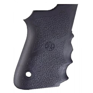 Hogue 69000 Rubber Grip Black Rubber with Finger Grooves for S&W 6906\t Shorty 40\t 4013 TSW