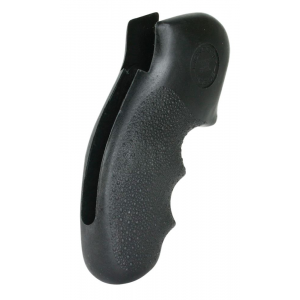 Hogue 19100 Monogrip Finger Grooves Black Nylon Cobblestone Finish Fits S&W K Frame with Round Butt