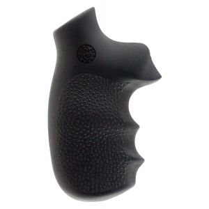 Hogue 48000 OverMolded Monogrip Black Rubber with Finger Grooves for Colt Detective Special\t Diamondback\t Cobra