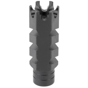 ATI Outdoors A5102251 Shark Muzzle Brake Black Oxide Steel with 1/2 in-28 tpi Threads for .223 Cal/5.56 AR-15