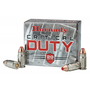 nady 90216 Critical Duty 9mm Luger P 124 Gr Hornady FlexLock 25 Per Box/ 10 Cs Ammo