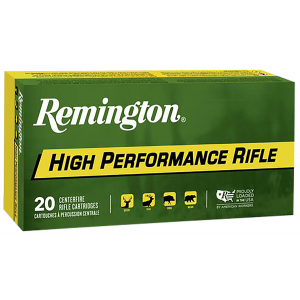 REMINGTON Ammunition 21311 High Performance Rifle 22-250 Rem 55 Gr Pointed Soft Point 20 Per Box/ 10 Cs