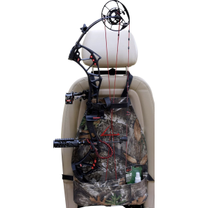 Lethal 9553T6712 Back Seat Bow Sling Bow Sling Adjustable Water Resistant Straps Large Accessory Pocket Tan