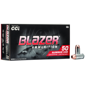  3477 Blazer Clean-Fire Handgun 40 S&W Lead Free 180 Gr Total Metal Jacket 50 Per Box/ 20 Cs Ammo