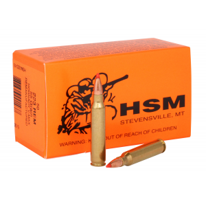 HSM 22315 Varmint 223 Rem 55 Gr Hornady V Max 50 Per Box/ 10 Cs