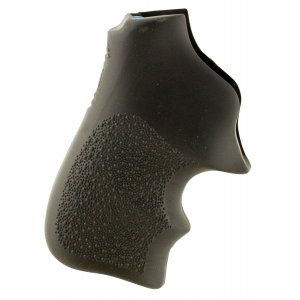 Hogue 78020 Tamer Cushion Black Rubber Grip with Finger Grooves for Ruger LCR\t LCRx